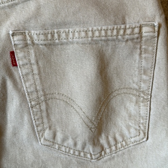 Levi’s 550 Relaxed Fit Jeans Straight Leg Tan/Beige  Cotton 2006 Red Tab 33x31 - Picture 3 of 14